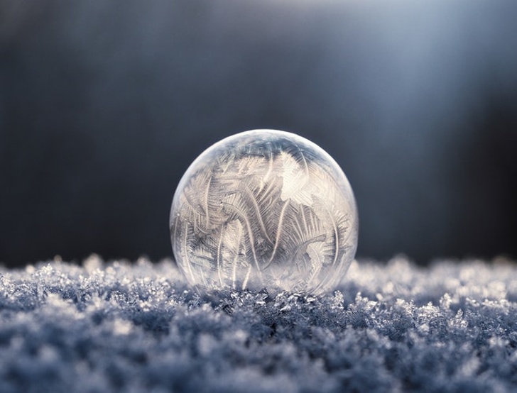 Frozen winter ball.