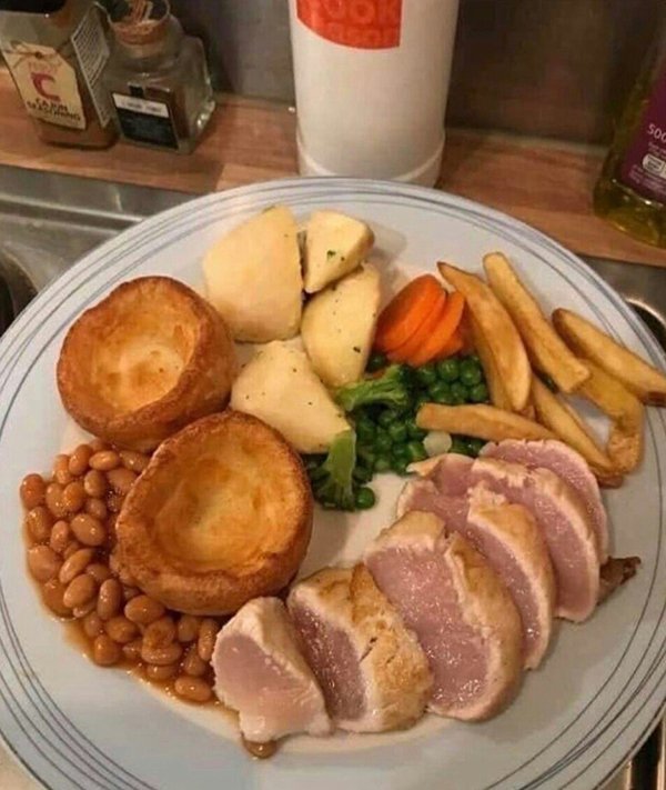 cursed images - rate my plate medium rare chicken