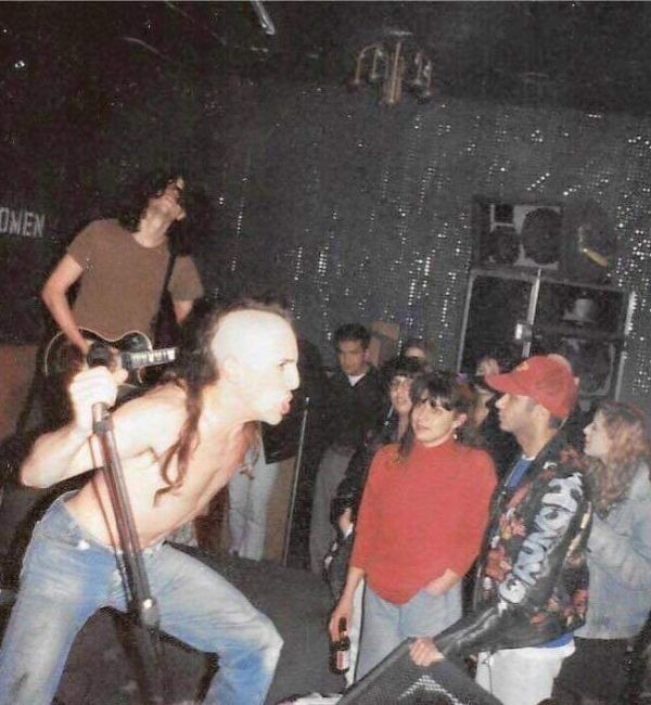 An early performance of the rock band Tool, 1990.