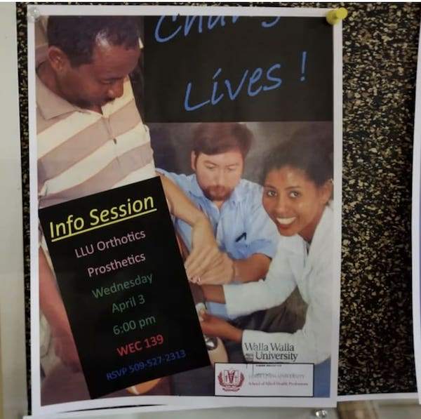 wtf poster - Lives! Info Session Llu Orthotics Prosthetics Wednesday April 3 Walla Walla University Wec 139 Hsvp 509