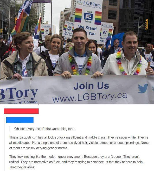 ontario patrick brown - LGBTory Loot Tory 1.Ghio We Stand You We Stand With You Ne St With Tory Join Us nc of Canada Oh look everyone, it's the worst thing ever. This is disgusting. They all look so fucking affluent and middle class. They're super white. 