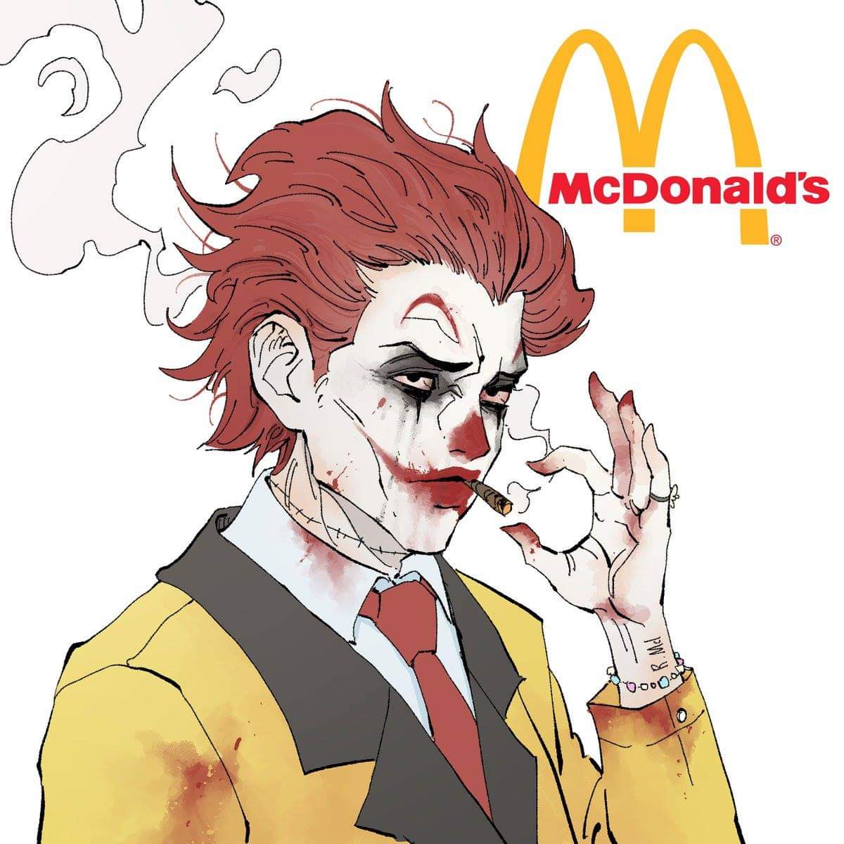 if fast food mascots were super villains - McDonald's x 10.oooop