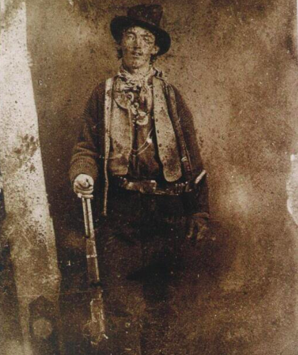 The only known portrait of Billy the Kid, 1870's.