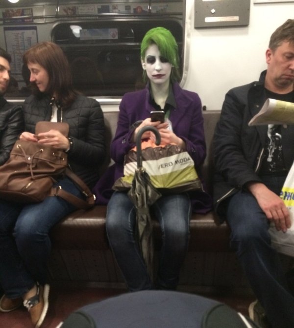 35 Odd people seen on the subway.