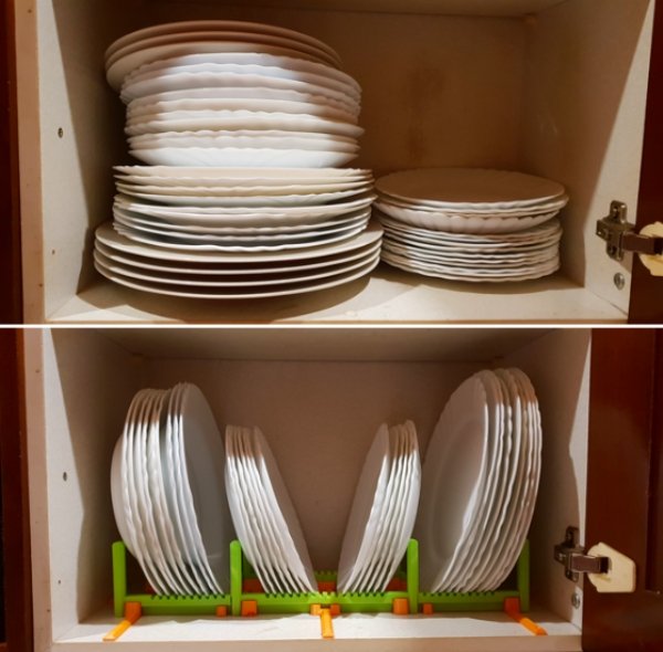 3d printed plate rack