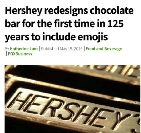 cibc run for the cure - Hershey redesigns chocolate bar for the first time in 125 years to include emojis By Katherine Lam | Published Food and Beverage FOXBusiness Hershey