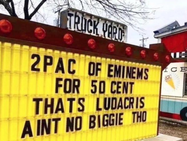 2pac of eminems for 50 cent thats ludacris - V 1 Thuck Varios 2PAC Of Eminems Ice For 50 Cent Thats Ludacris A Int No Biggie Tho