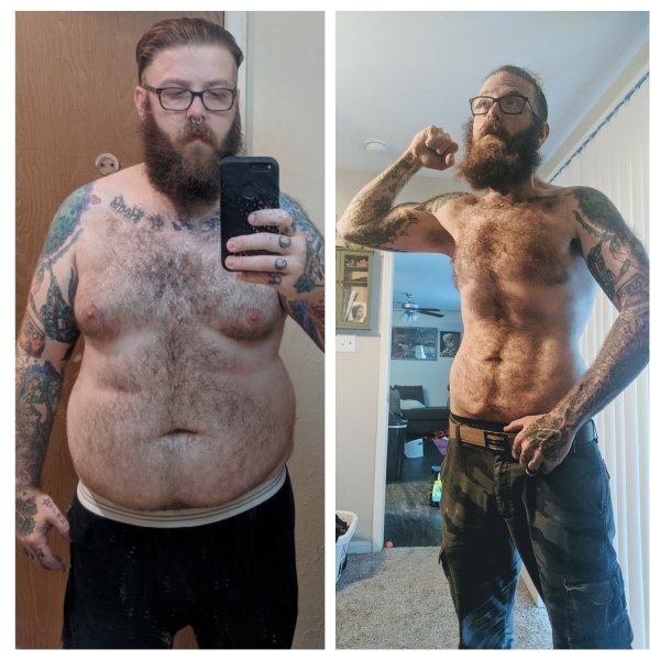 weight loss chest hair