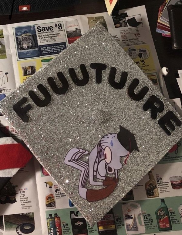 squidward future graduation cap - Ubl Save 8 Be Wider 899 Vuus step 1279