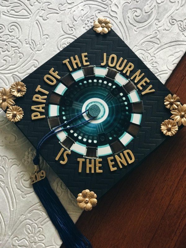 part of the journey is the end graduation cap - Part Ot Of Tu The End Journey