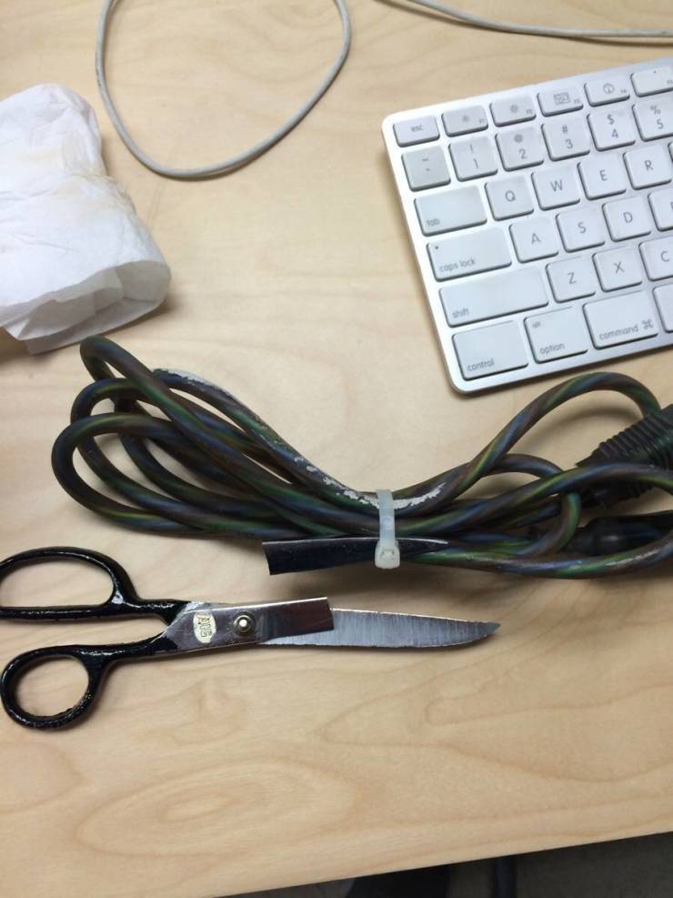 fail pics - Cable tie