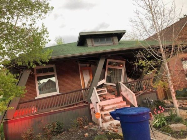 house collapse slc