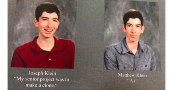 good senior quotes - Matthew Klein Joseph Klein My senior project was to make a clone." "At