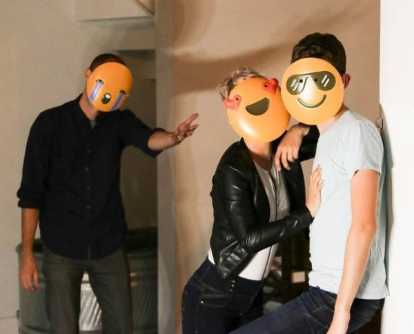 forever alone Emoji Universe Emoji Vacuform Party Masks
