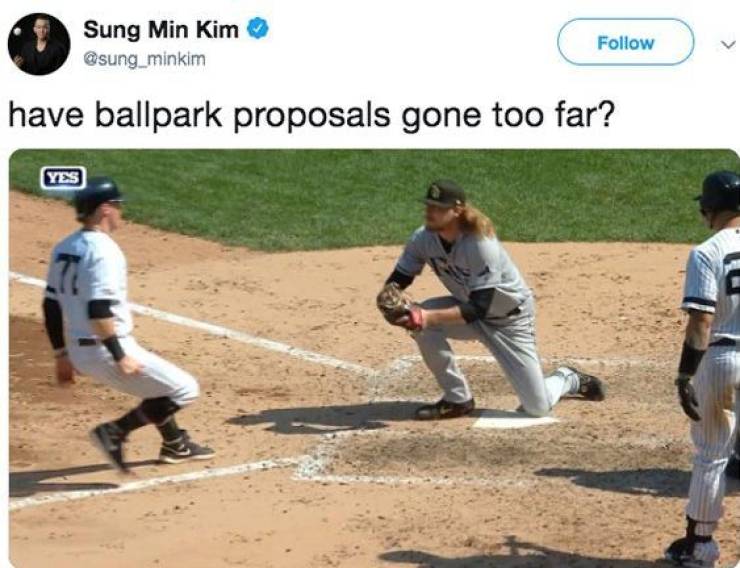 baseball player - Sung Min Kim have ballpark proposals gone too far? Yes