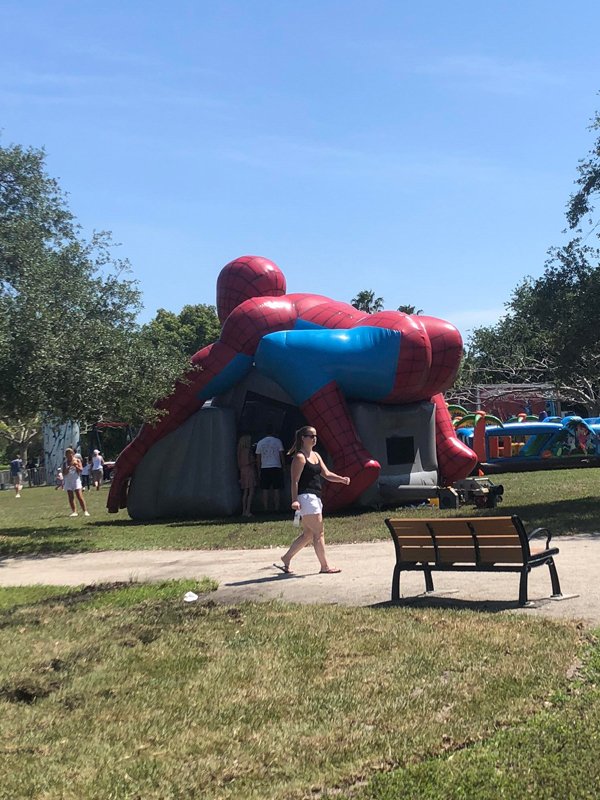 wtf thicc spiderman bounce house - 9