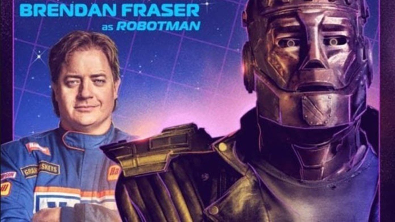 memes - brendan fraser doom patrol - Brendan Fraser as Robotman Crashes