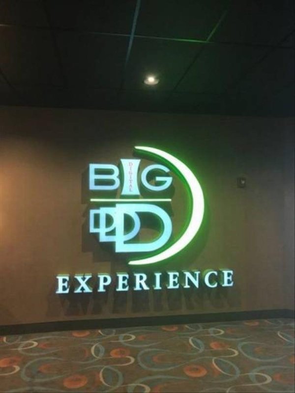 neon sign - Big Experience