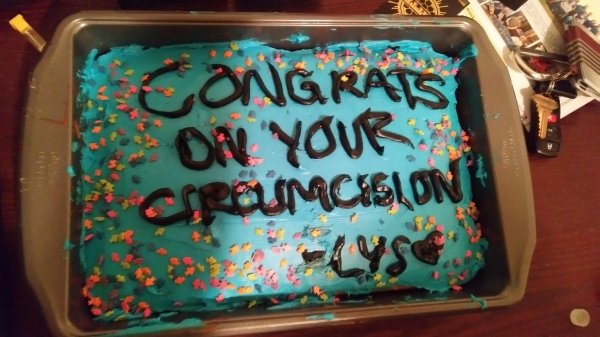 birthday cake - Congrais On Your Carumcision