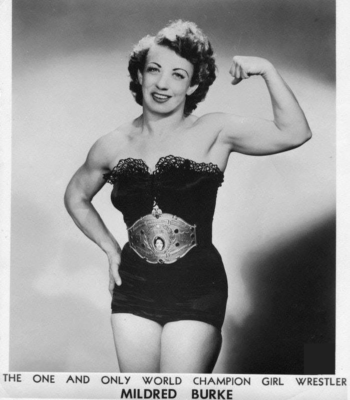 mildred burke wrestling - The One And Only World Champion Girl Wrestler Mildred Burke