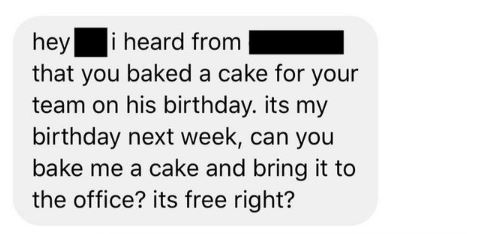 Entitled Woman Wants A Free Cake For Her Birthday And Wont Take NO For An Answer