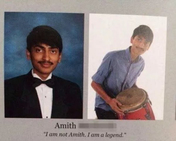 amith a legend - Amith "I am not Amith. I am a legend."