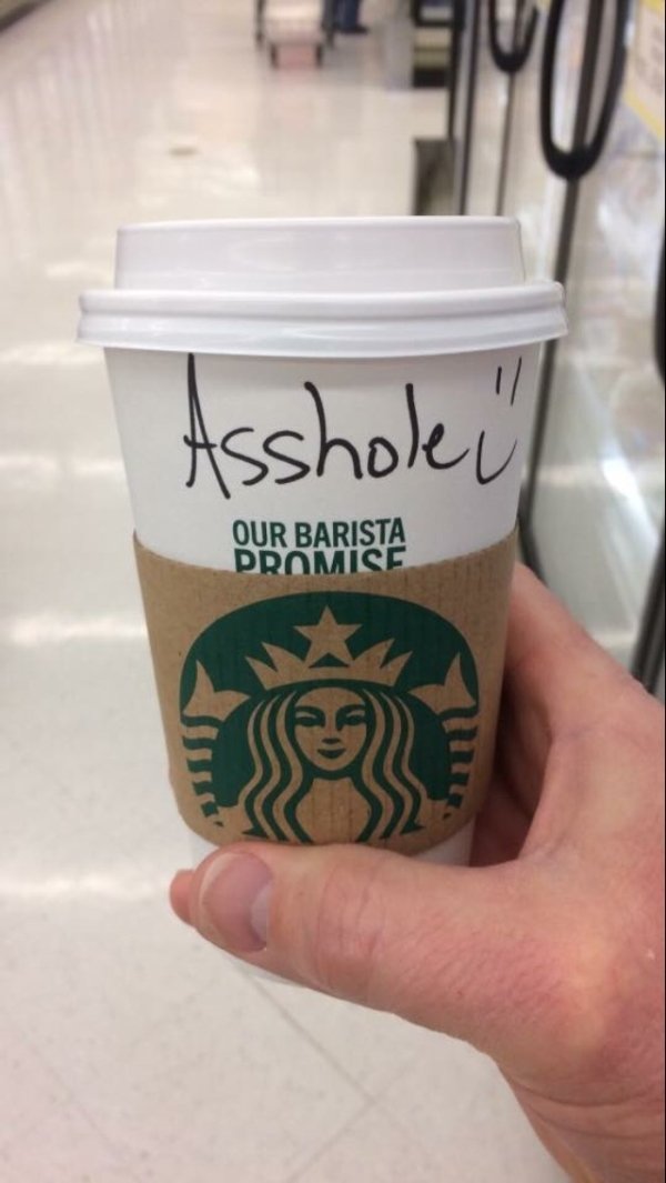 coffee cup - Asshole i Our Barista Promise