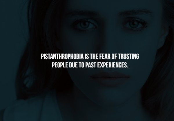 new zealand - Pistanthrophobia Is The Fear Of Trusting People Due To Past Experiences.