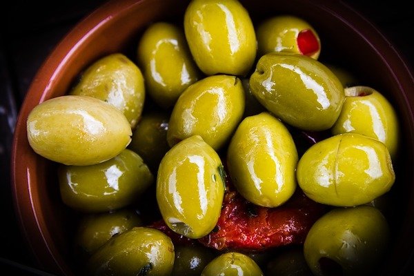 Green olives are unripened black olives.