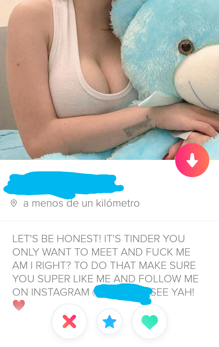 tinder - shoulder - a menos de un kilmetro Let'S Be Honest! It'S Tinder You Only Want To Meet And Fuck Me Am I Right? To Do That Make Sure You Super Me And Me On Instagram See Yah!