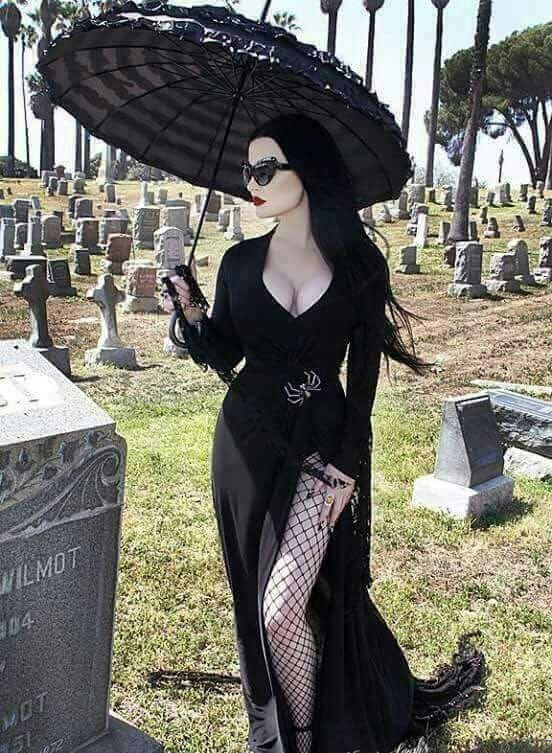 classy gothic women