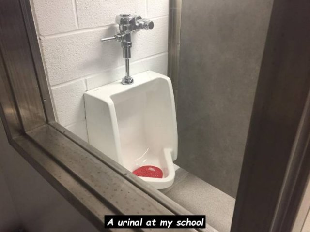 urinal - A urinal at my school