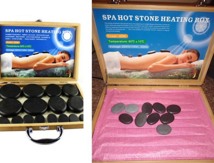 Spa Hot Stone Heating Box Spa Hot Stone Heating Power Bow Temperature 60 C 110C Voltage 220V110V 50Hz Temperature sett V 888