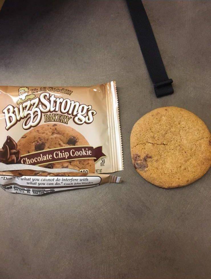 cookie - As A GOO0002 Buzz Strong Chocolate Chip Cookie Em "Dor 180 what you cannot do interfere with what you can do." Coach Jon Week von This Tobs Cau