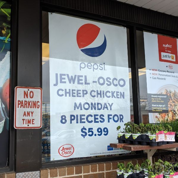 banner - Inic justioru New Grocery New Personalized Dess Gas Rewards No pepsi. JewelOsco Cheep Chicken Monday 8 Pieces For $5.99 Already registered Sion into the Jou O Parking Want to sign up! Cicat e Any Time Jewel Osco