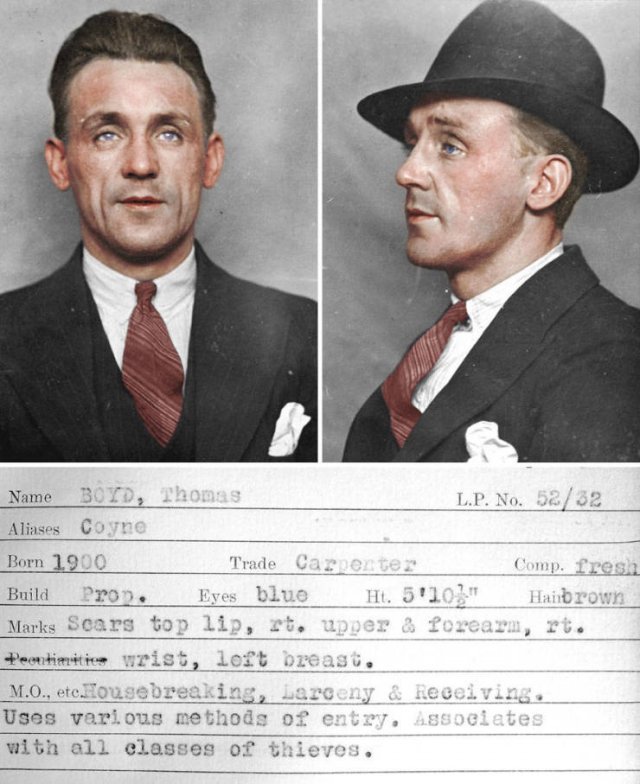 Creepy mugshots from the 1930's.