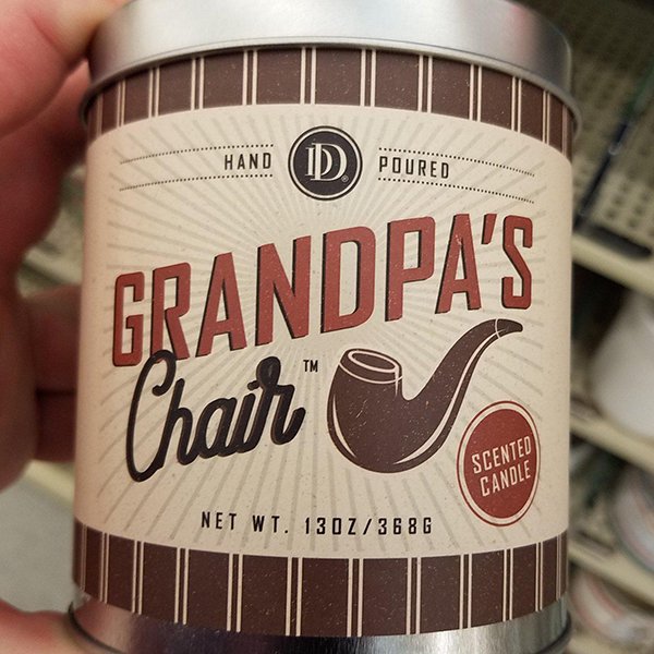 wtf dairy product - Hand D. Poured Grandpa'S Chatti Scented Candle Net Wt. 130Z 3 6 8 G