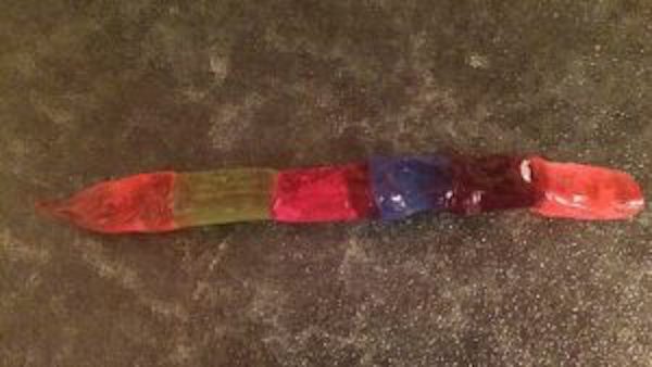 A dildo made out of Jolly Ranchers.