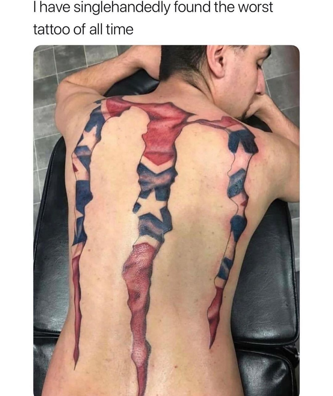 kyle save some cousins for the rest - Thave singlehandedly found the worst tattoo of all time