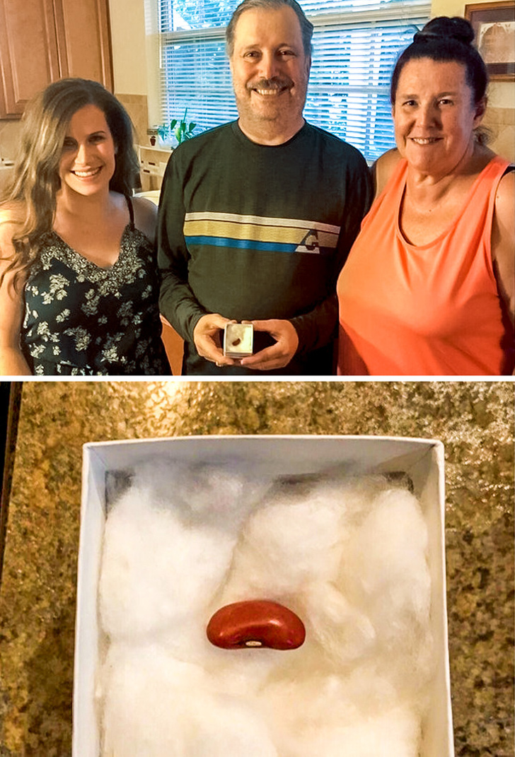 “I gave my dad a bean for Father’s Day. It took him a second but he finally realized...I’m a match to donate a kidney!”