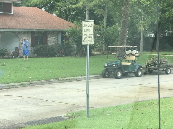 “After bad storms, this retired old man goes around our neighborhood and cleans the debris out of yards. When I asked him why he did it, he said, ’Because I’m retired and have the time to help.’”