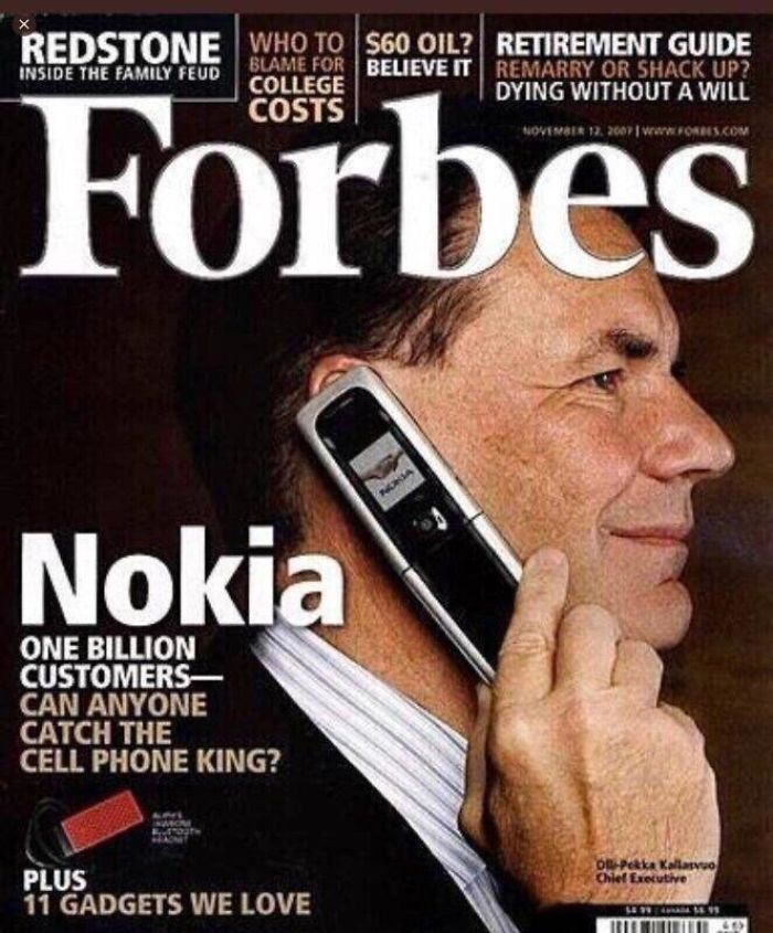nokia forbes 10 years - Redstone Inside The Family Feud Who To $60 Oil? Retirement Guide Blame For Believe It Remarry Or Shack Up? College Dying Without A Will Costs November 12. 2007 Www Forbes.Com Forbes Nokia One Billion Customers Can Anyone Catch The 