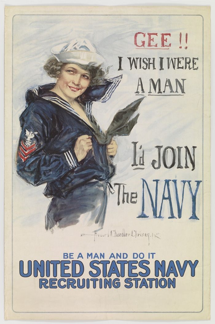 gee i wish i were a man i d join the navy - Gee!! I Wish I Were Aman Id Join The Navy Fourwnder Uhrisky.net Be A Man And Do It United States Navy Recruiting Station