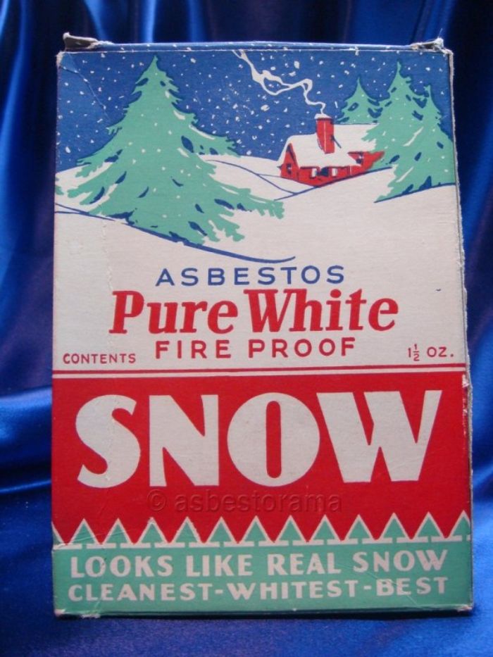 asbestos white snow - Asbestos Pure White Contents Fire Proof i oz. Snow asbestorama Looks Real Snow CleanestWhitestBest