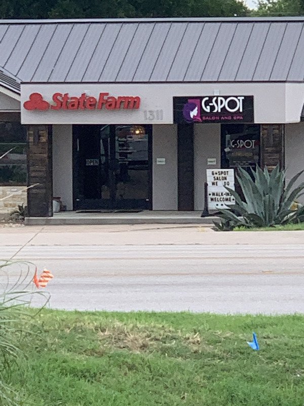 signage - State Farm Gspot LcSpot Ope Suspor Sil WalkIn Welcome