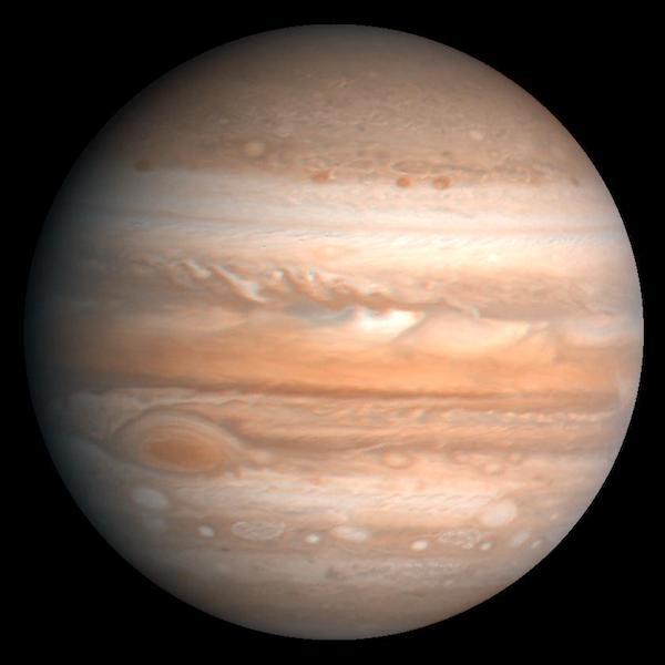 The red spot on Jupiter is 25,000 miles wide.