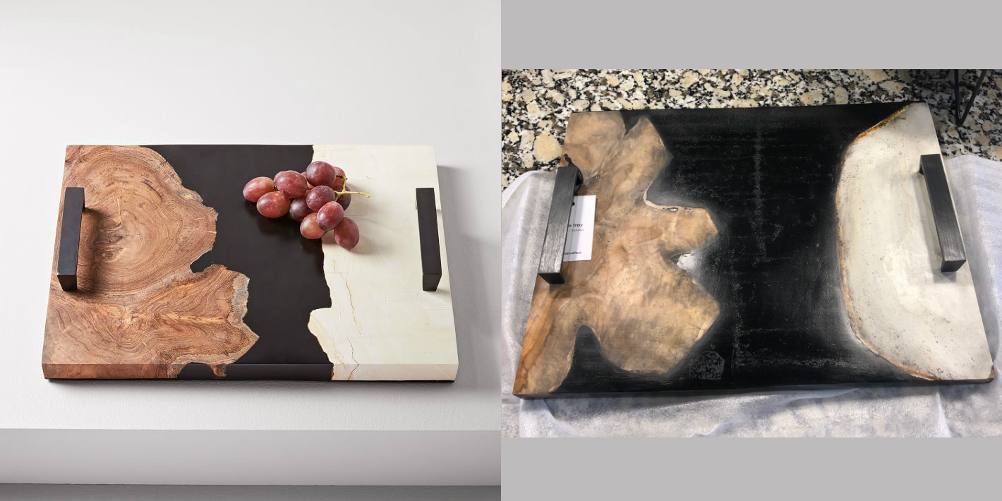 expectation vs reality west elm misto tray