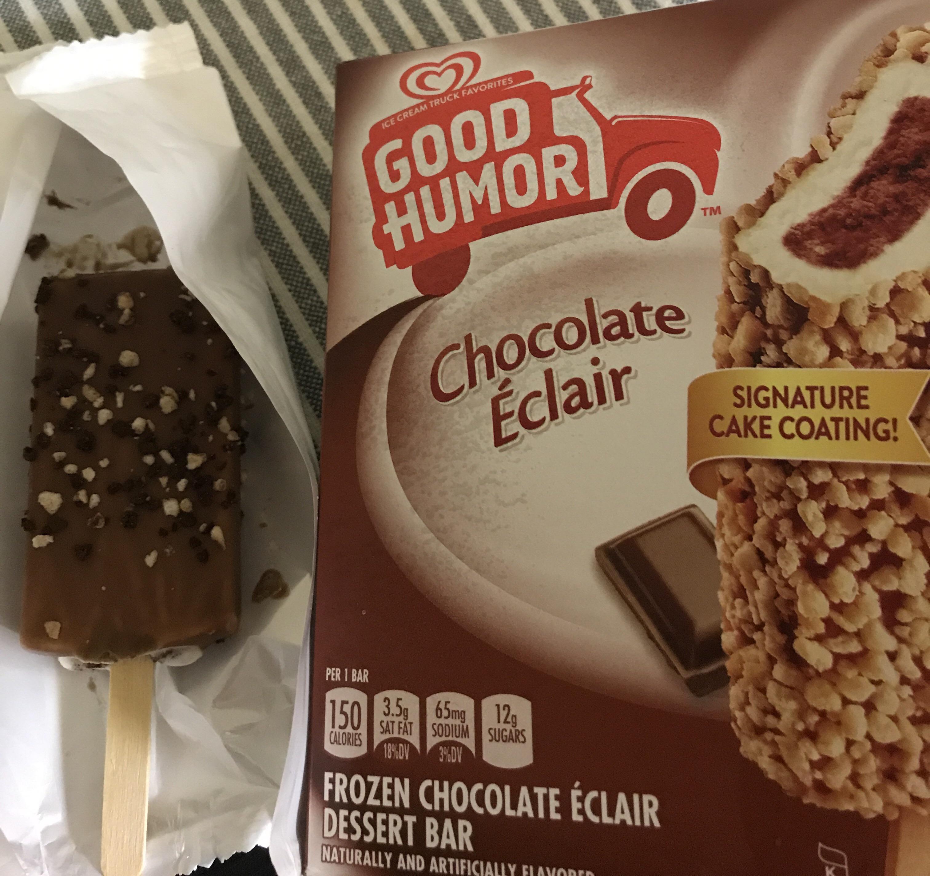 expectation vs reality good humor chocolate eclair ice cream - Good Humor chocolate clair Signature Cake Coating! Mir Frozen Chocolate Clair Dessert Bar Katurally And Artificially Beyond