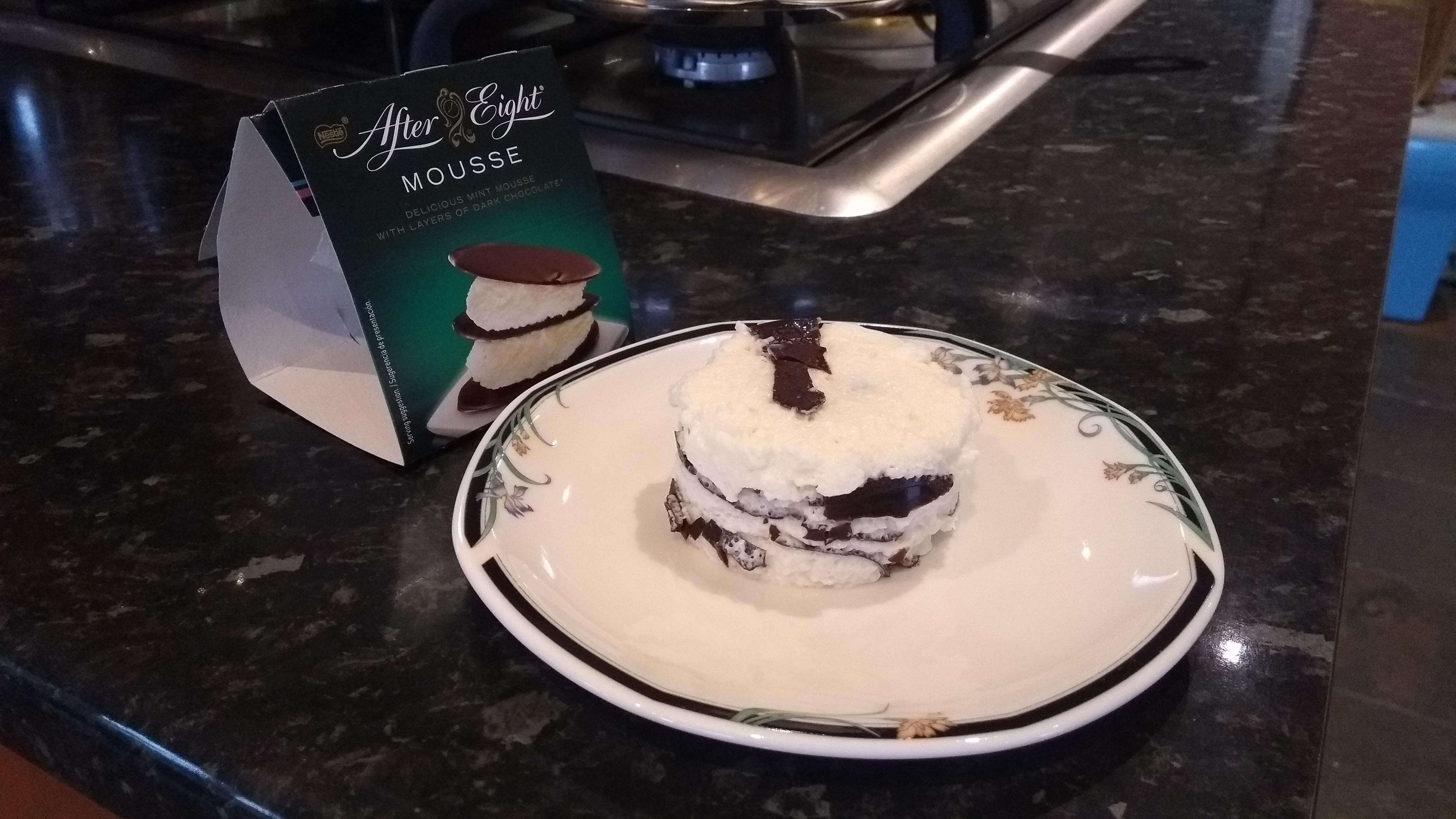 expectation vs reality dairy product - After Eight Mousse