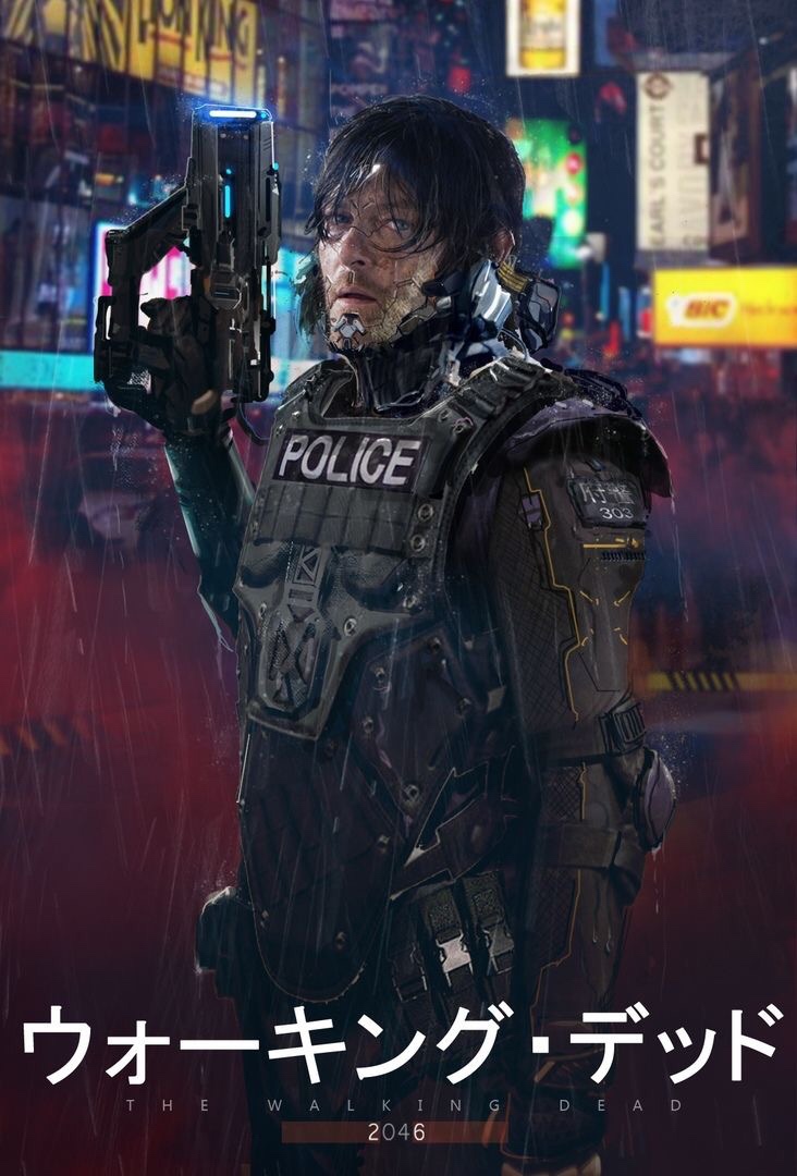 meme ciberpunk cyberpunk - Police D E A D The Walking 2046